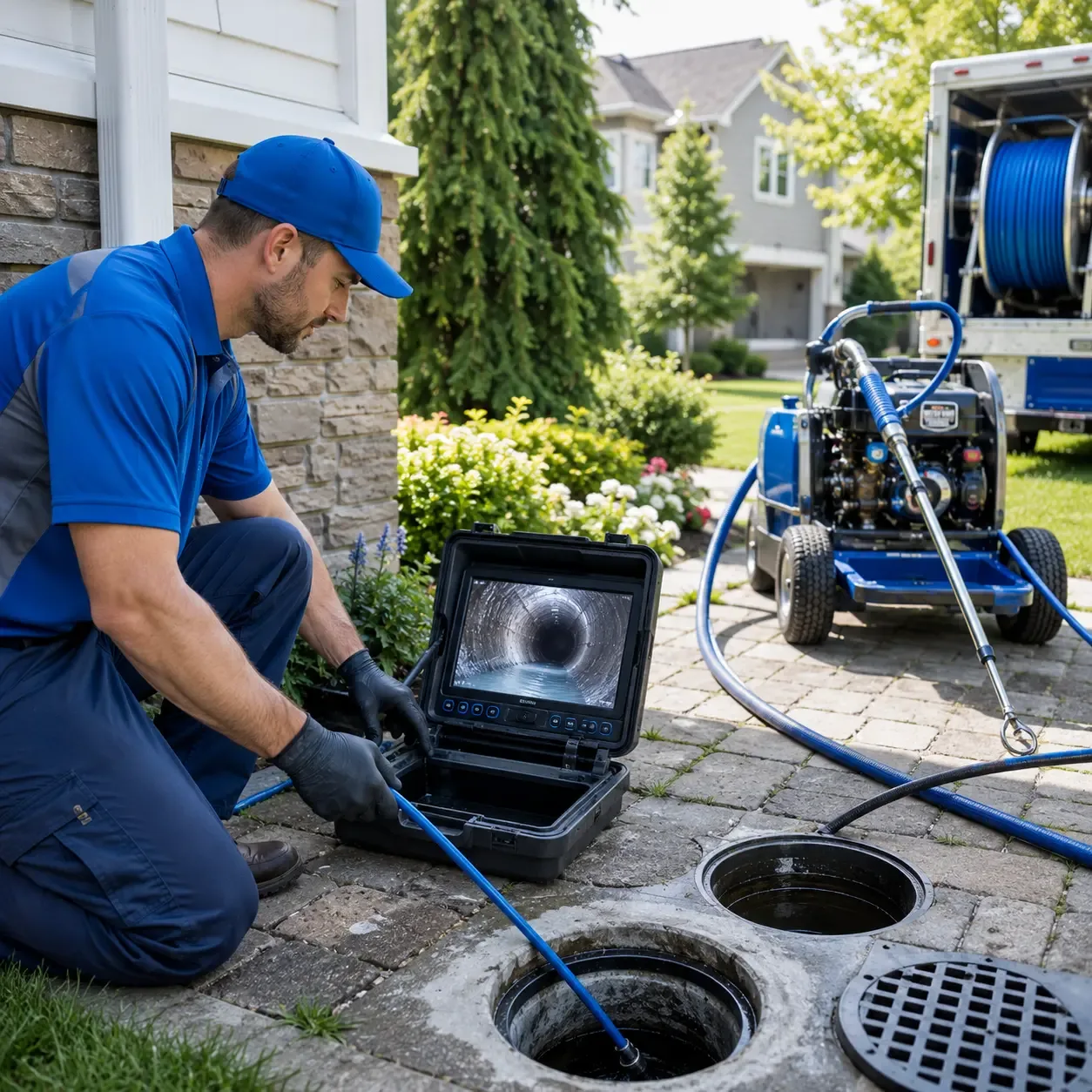 Outdoor drain cleaning professionals serving Wellsville, KS