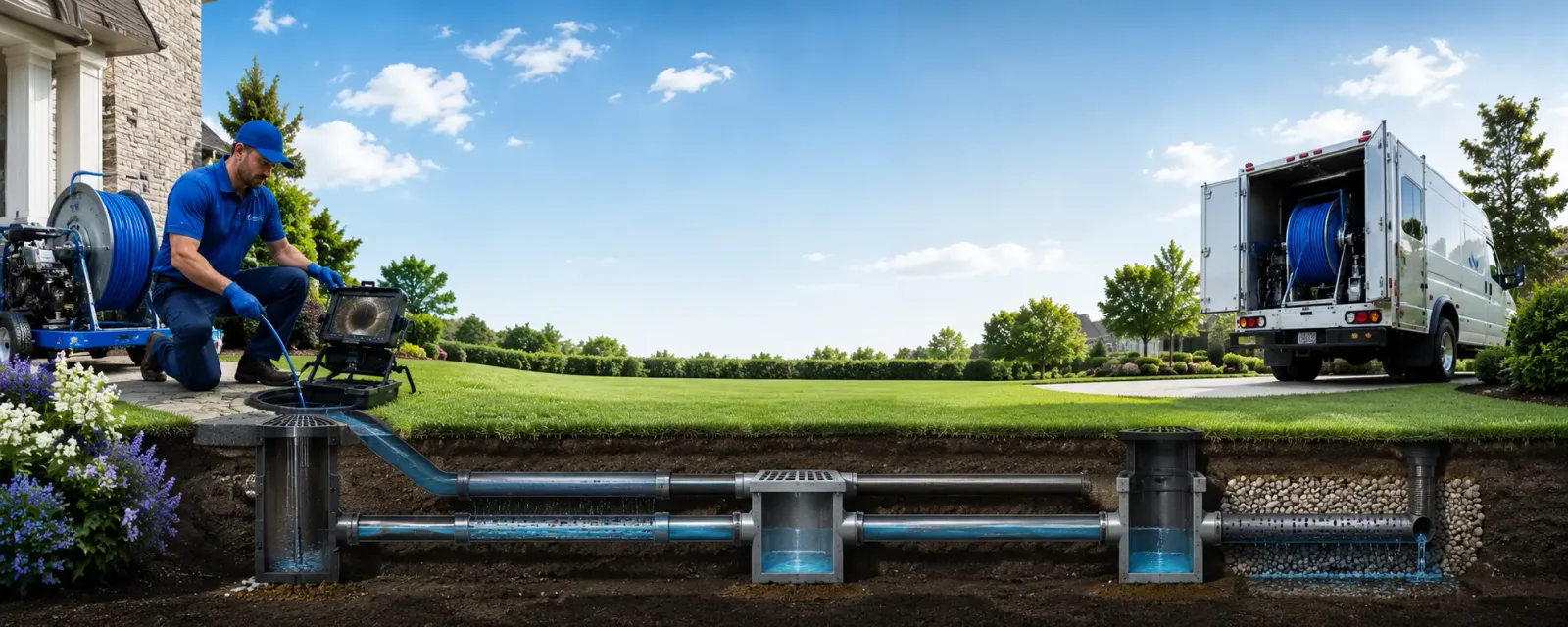 Outdoor drain cleaning information for Wellsville, KS