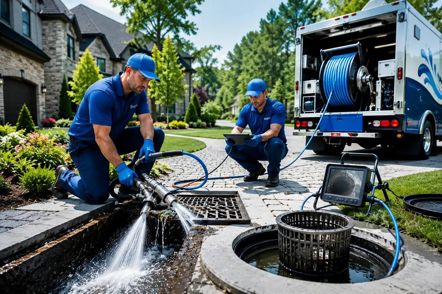 Local outdoor drain cleaning professionals in Wellsville, KS